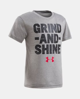 Boys' Pre-School UA Grind And Shine Short Sleeve T-Shirt 1 Color $17.99