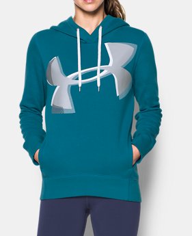 Women's UA Favorite Fleece Exploded Logo Pullover 1 Color $49.99