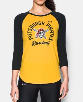 Women's Pittsburgh Pirates ¾ Sleeve T-Shirt 1 Color Available $26.24