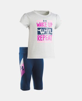 Girls' Infant UA Wake Up Win Repeat Capris 1 Color $20.24