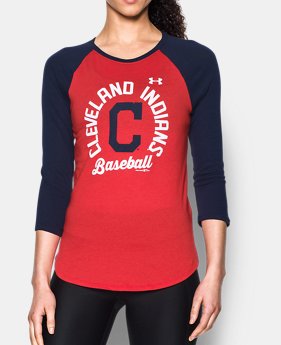 Women's Cleveland Indians ¾ Sleeve T-Shirt 1 Color $34.99