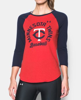 Women's Minnesota Twins ¾ Sleeve T-Shirt 1 Color $34.99