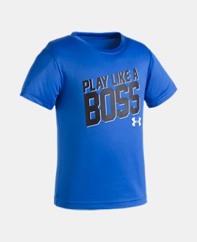 Boys' Pre-School UA Play Like A Boss Short Sleeve Shirt 1 Color $17.99