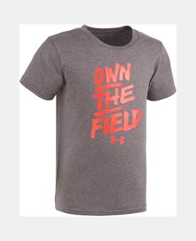 Boys' Pre-School UA Own The Field Short Sleeve Shirt 2 Colors $10.49