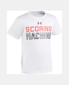 Boys' Pre-School UA Scoring Machine Short Sleeve Shirt 1 Color $10.49