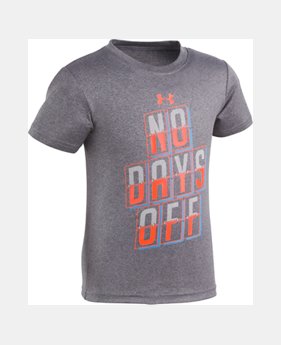 Boys' Pre-School UA No Days Off Short Sleeve Shirt 1 Color $10.49