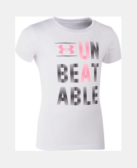 Girls' Pre-School UA Unbeatable T-Shirt 1 Color $10.49