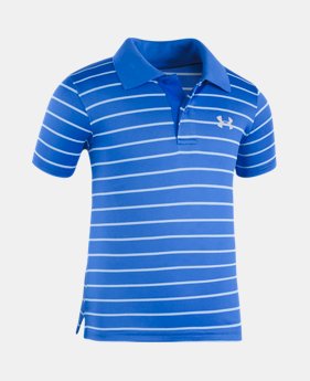 Boys' Toddler UA Game Stripe Yarn Dye Polo Shirt 1 Color Available $33.99