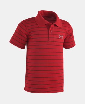 Boys' Infant UA Game Stripe Yarn Dye Polo Shirt $26.99