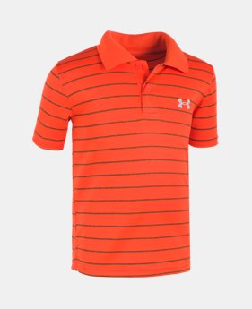 Boys' Infant UA Game Stripe Yarn Dye Polo Shirt 1 Color Available $26.99