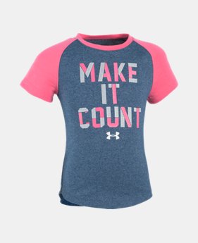 Girls' Pre-School UA Make It Count T-Shirt 1 Color $21.99