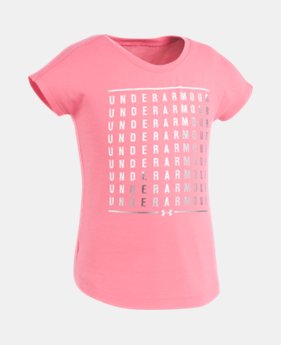 Girls' Pre-School UA Split Fashion T-Shirt LIMITED TIME: FREE U.S. SHIPPING 2 Colors Available $12.5 to $18.99