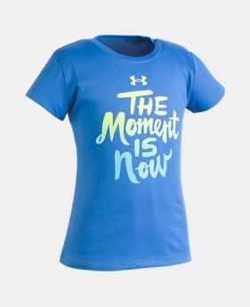 Girls' Toddler UA The Moment Is Now T-Shirt 2 Colors $13.99