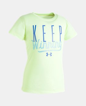 Girls' Toddler UA Keep Winning T-Shirt 1 Color $10.49