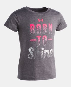 Girls' Toddler UA Born To Shine T-Shirt 1 Color $17.99