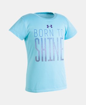 Girls' Toddler UA Born To Shine T-Shirt 1 Color $17.99