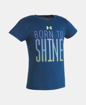 Girls' Toddler UA Born To Shine T-Shirt 1 Color $10.49