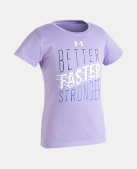 Girls' Toddler UA Better Faster T-Shirt 1 Color $10.49