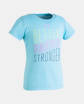 Girls' Toddler UA Better Faster T-Shirt $10.49