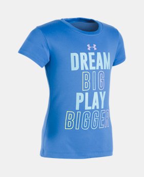 Girls' Pre-School UA Dream Big T-Shirt 1 Color $10.49