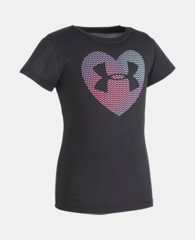 Girls' Pre-School UA Heart Blast T-Shirt 1 Color $17.99