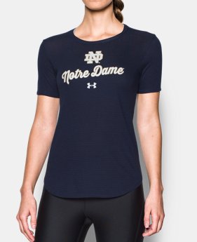 Women's Notre Dame Check Point T-Shirt 1 Color $37.99