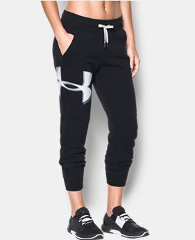 Women's UA Favorite Fleece Graphic Logo Pants 2 Colors $38.99 to $48.74