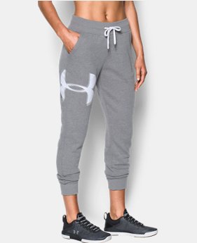 Women's UA Favorite Fleece Graphic Logo Pants 1 Color Available $38.99 to $48.74