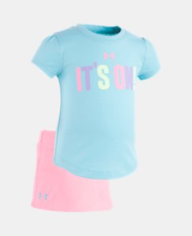 Girls' Newborn UA It's On Skirt Set LIMITED TIME: FREE SHIPPING 1 Color Available $28.99