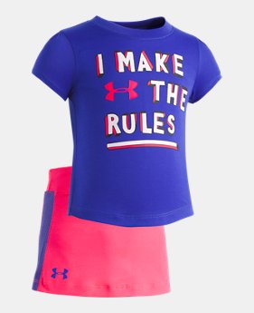 Girls' Infant UA I Make The Rules Short Set 1 Color Available $33