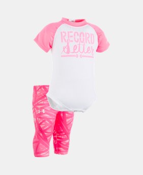 Girls' Newborn UA Record Setter Capris Set 1 Color $20.24
