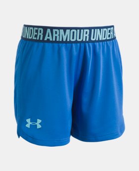Girls' Pre-School UA Play Up Shorts LIMITED TIME: FREE U.S. SHIPPING 1 Color Available $17.99
