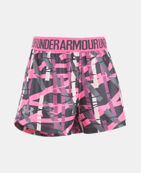 Girls' Pre-School UA Ladders Play Up Shorts 1 Color $11.24