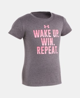 Girls' Pre-School UA Girls Always Win T-Shirt 1 Color $10.49