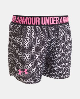 Girls' Pre-School UA Glazed Dot Play Up Shorts 1 Color $11.24