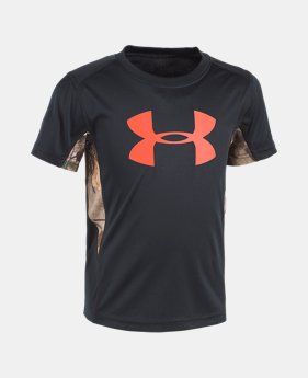 Boys' Toddler UA Camo Logo Short Sleeve Shirt 1 Color $16.49
