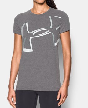 New to Outlet Women's UA Sportstyle Big Logo Crew 1 Color $24.99