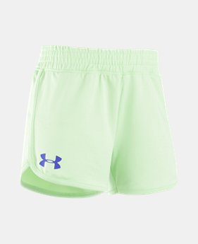 New to Outlet Girls' Pre-School UA Record Breaker Shorts LIMITED TIME: FREE U.S. SHIPPING 1 Color Available $15.99
