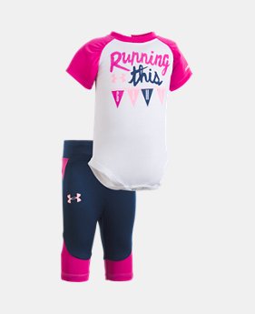 Girls' Newborn UA Running This Game Set 1 Color $20.24