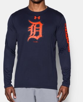 Men's Detroit Tigers UA Tech™ Long Sleeve T-Shirt 1 Color $37.99