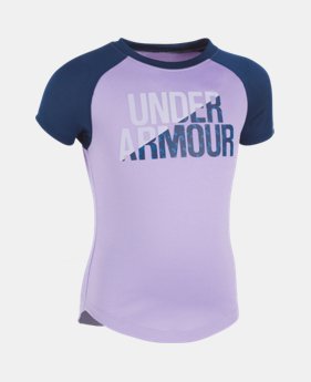 Girls' Toddler UA Wordmark Raglan T-Shirt 1 Color $11.24