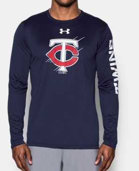 Men's Minnesota Twins UA Tech™ Long Sleeve T-Shirt 1 Color $25.49