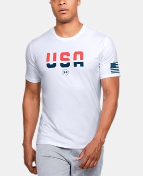 Men's UA Freedom USA T-Shirt 3 Colors Available $25