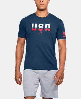 Men's UA Freedom USA T-Shirt 3 Colors $25