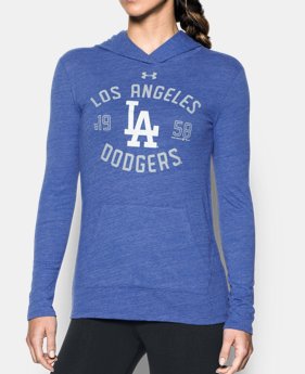 Women's Los Angeles Dodgers UA Charged Cotton® Tri-Blend Hoodie 1 Color $44.99
