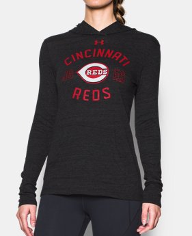 Women's Cincinnati Reds UA Charged Cotton® Tri-Blend Hoodi 1 Color $44.99