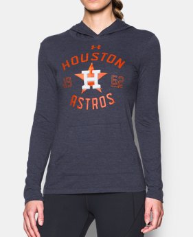 Women's Houston Astros UA Charged Cotton® Tri-Blend Hoodie 1 Color $44.99