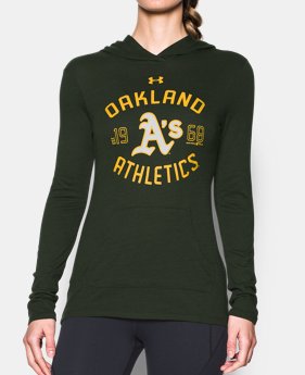 Women's Oakland Athletics UA Charged Cotton® Tri-Blend Hoodie 1 Color $44.99