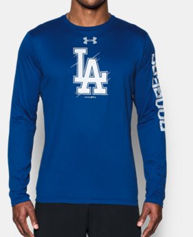 Men's Los Angeles Dodgers UA Tech™ Long Sleeve T-Shirt 1 Color Available $37.99