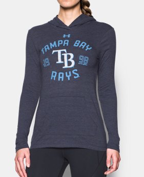 Women's Tampa Bay Rays UA Charged Cotton® Tri-Blend Hoodie 1 Color $44.99